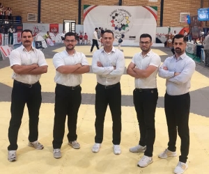 قضاوت پنج داور مجموعه فرهنگی ورزشی سلحشور در مسابقات هفته دوم لیگ سبز و آبی خردسالان و نونهالان استان البرز