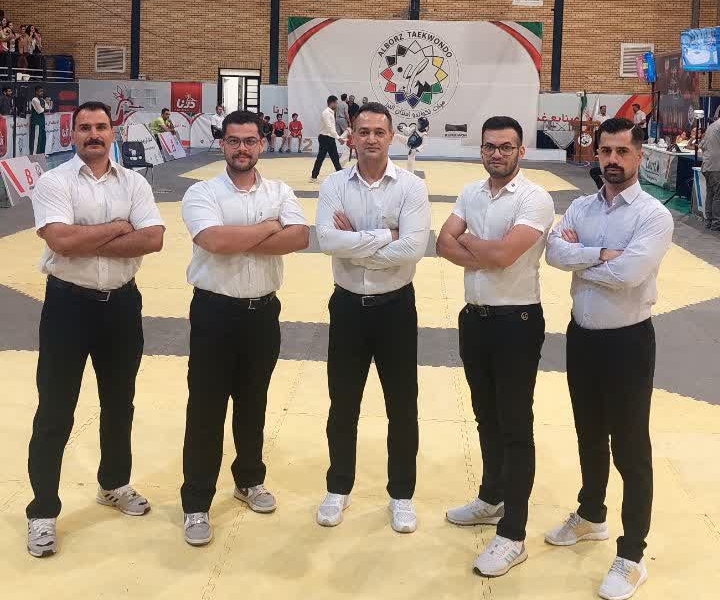 قضاوت پنج داور مجموعه فرهنگی ورزشی سلحشور در مسابقات هفته دوم لیگ سبز و آبی خردسالان و نونهالان استان البرز