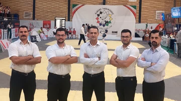 قضاوت پنج داور مجموعه فرهنگی ورزشی سلحشور در مسابقات هفته دوم لیگ سبز و آبی خردسالان و نونهالان استان البرز